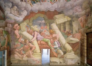 Kamer van de reuzen door Giulio Romano