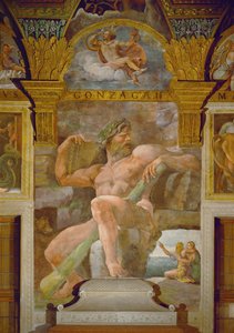 Hercules (fresco) door Giulio Romano