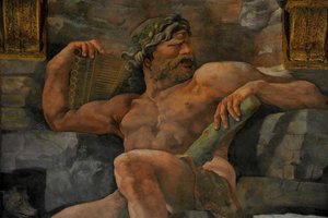 De Val van de Reuzen Sala dei Giganti, 1536 door Giulio Romano