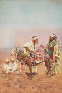 Een Dirham voor een Rit door de Woestijn door Giulio Rosati