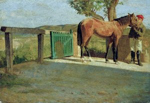 Het kleine paard, c.1867 door Giuseppe Abbati