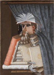 De bibliothecaris door Giuseppe Arcimboldo
