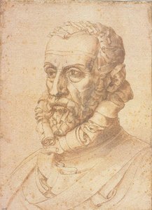 Zelfportret Luomo di Lettere door Giuseppe Arcimboldo