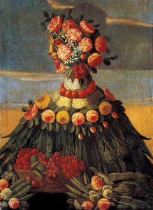 Lente Schilderij van de werkplaats van Giuseppe Arcimboldo (Arcimboldi)