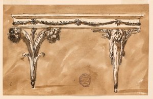 Console tafel door Giuseppe Barberi