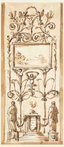 Decoratie van een paneel door Giuseppe Barberi