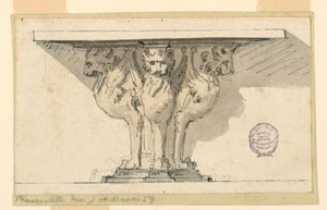 Ontwerp voor een console tafel