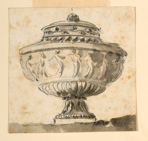 Ontwerp voor een Urn door Giuseppe Barberi