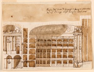 Sectie van een Theater in Perugia