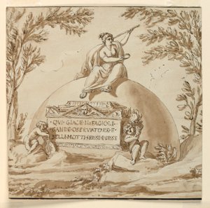 Grafmonument voor Astronoom Giovanni B. Fagiuoli