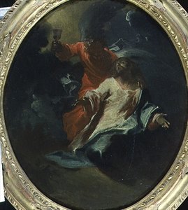 Christus op de Olijfberg, c.1730 door Giuseppe Bazzani