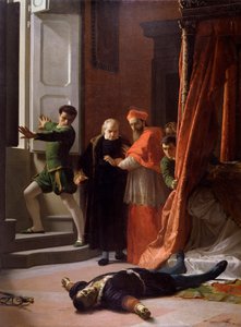 Dood van de hertog van Florence Alessandro de Medici vermoord door Lorenzino de Medici door Giuseppe Bellucci