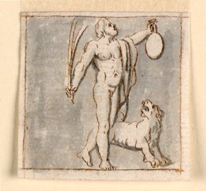 Dionysus met panter