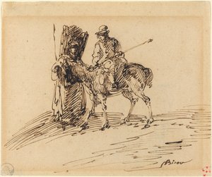 Ruiter met boer