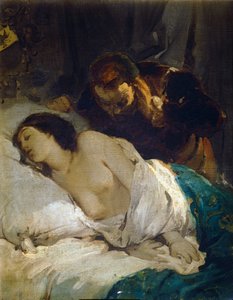 Parisina, door Giuseppe Bertini, circa 1854