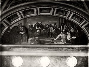 Het proces van Galileo (1564-1642) detail van Galileo in Pisa