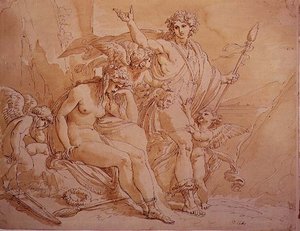 Bacchus en Ariadne, 1780