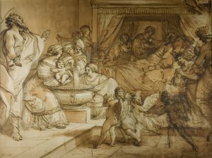 Geboorte van de Maagd door Giuseppe Cades
