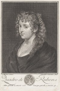 Portret van een jonge vrouw door Giuseppe Canale