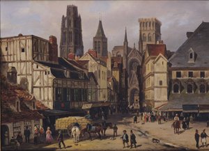 Place de la Haute-Vieille-Tour, Rouen, 1824
