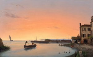 Chioggia voor zonsopgang