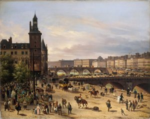 De bloemenmarkt, de Tour de l