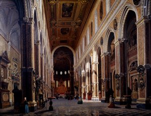 Interieur van de Kathedraal van Napels