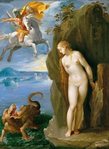 Duits: Perseus befreit Andromeda Perseus en Andromeda door Giuseppe Cesari