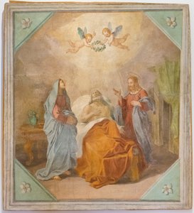 Dood van Sint Jozef door Giuseppe Craffonara