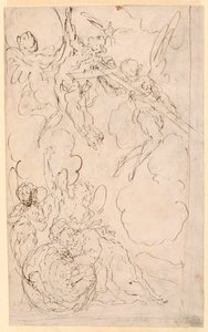 Studie voor de Droom van Sint Jozef door Giuseppe Diamantini