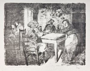 Aan tafel, c.1907