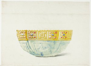 Juwelenkom in de schatkamer van San Marco, Venetië