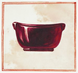 Paarse kom door Giuseppe Grisoni