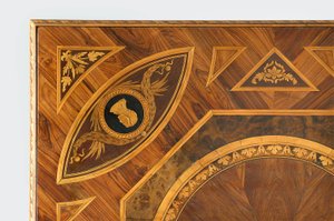 Detail van de bovenkant van een tafel door Giuseppe Maggiolini