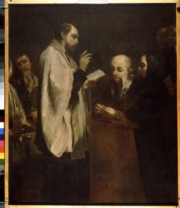 Het huwelijk door Giuseppe Maria Crespi