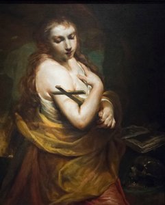 Boetvaardige Magdalena door Giuseppe Maria (1665 1747) Crespi