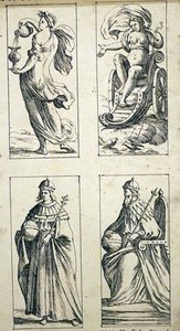 17e-eeuwse tarotkaarten door Giuseppe Maria Mitelli door Giuseppe Maria Mitelli