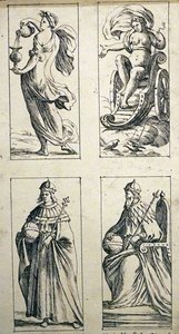 17e-eeuwse tarotkaarten door Giuseppe Maria Mitelli