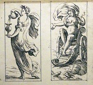 17e-eeuwse tarotkaarten door Giuseppe Maria Mitelli