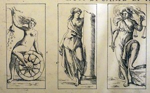 17e-eeuwse tarotkaarten door Giuseppe Maria Mitelli