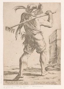 Druivenplukker door Giuseppe Maria Mitelli