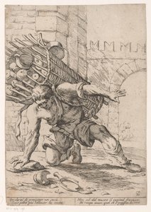 Verkoper van vaatwerk door Giuseppe Maria Mitelli