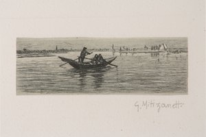 De schipper door Giuseppe Miti Zanetti