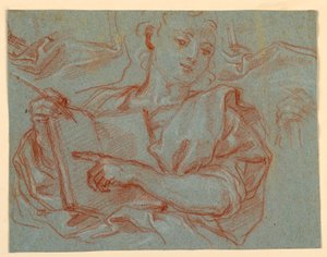 Studie voor een Evangelist door Giuseppe Passeri
