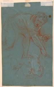 Twee studies van een man door Giuseppe Passeri