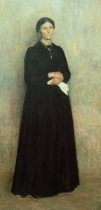 Portret van zijn moeder door Giuseppe Pellizza da Volpedo