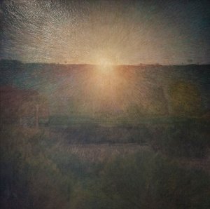 De opkomende zon door Giuseppe Pellizza da Volpedo