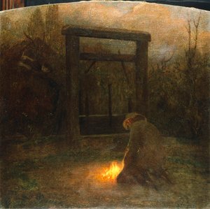 Liefde voor het leven, rechterpaneel door Giuseppe Pellizza da Volpedo