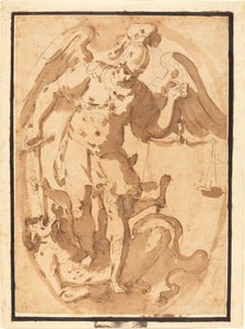Sint-Michiel met Lucifer