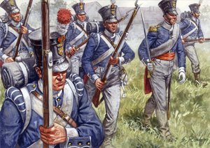 Eerste Keizerrijk: Belgische of Nederlandse Infanterie rond 1815